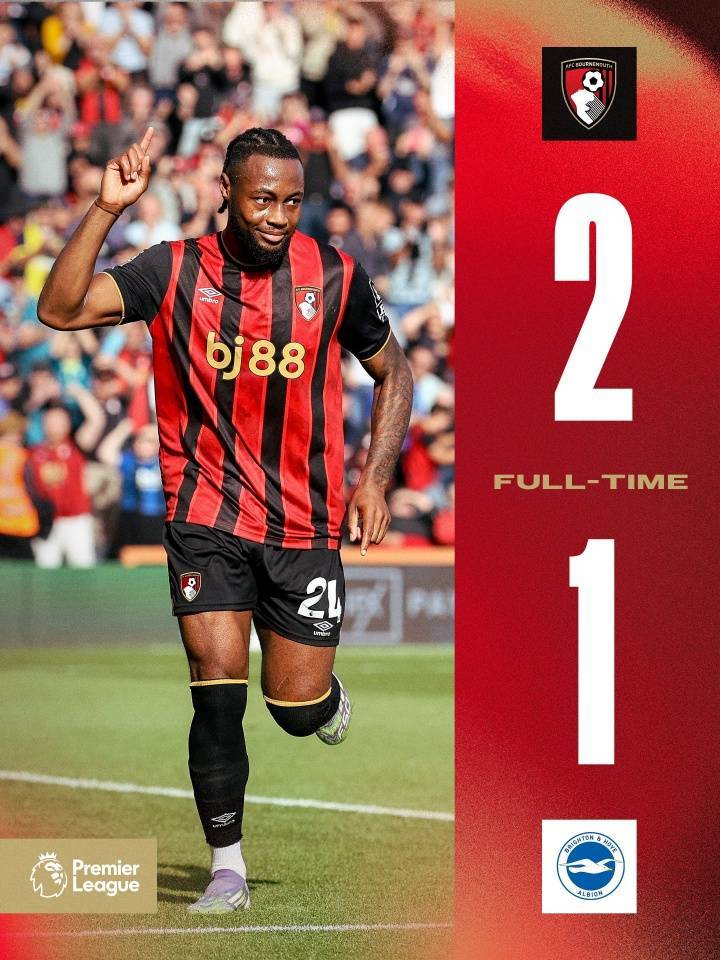 绝了!伯恩茅斯夏窗净赚1亿后防全拆 但英超3连胜升第4仅首轮憾负